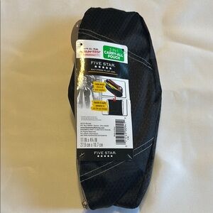 Five Star 2-IN-1 Carry-All Pouch Black